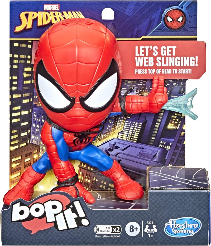 bop it Hasbro Gaming ! Marvel Spider-Man Edition Game, Spider Man Game, Marvel Toys, 1 or More Players, Ages 8 and Up - Image 2